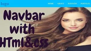 NavBar Using HTML & CSS | HTML & CSS Tutorial