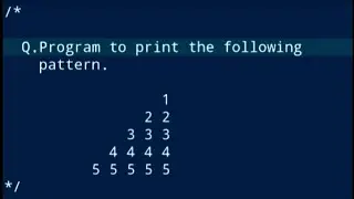 C++ Programming||Pattern Printing Problem (20)