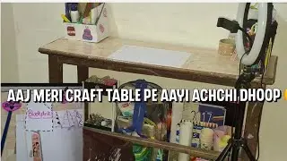 Aaj meri craft table pe aayi achchi dhoop 🤩!! Or maine bnaya blackpink craft 😃#trending  #crafty