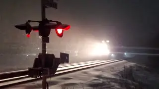 Railfanning In The Snow - 