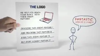 Stickman 3D Hand Drawn Promo After Effects Template