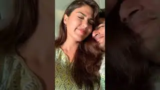 Sushant Singh Rajput With 😭😢😭 Girlfriend&nbsp;Rhea Chakraborty Nice Jodi Thee #short #viralshorts