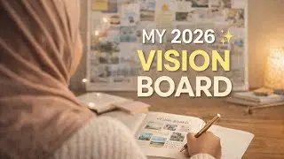 Making my 2026 vision board!📅(how we can make it actually work ❤️