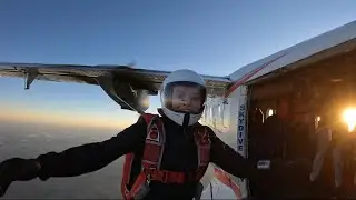 Sit flying during Winter Boogie. Z-hills. Jumps #118 & 119. Video: Colin