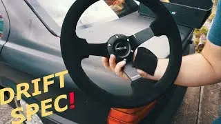 E36 NRG WHEEL  DRIFT INSTALL / Giveaway update /NRG STEERING WHEEL / DRIFT STEERING WHEEL