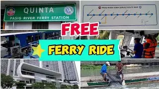 FREE FERRY RIDE IN METRO MANILA