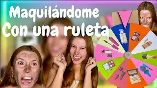 Me MAQUILLO con UNA RULETA y qued&oacute; como UN ESPANTO!😭👻😂
