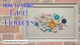 Easy to Make Lace Flowers | Easy DIY Flowers from Doilies