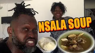 EATING NSALA SOUP WITH GOAT MEAT AND DRIED FISH IN OGUTA, IMO STATE, NIGERIA 🇳🇬