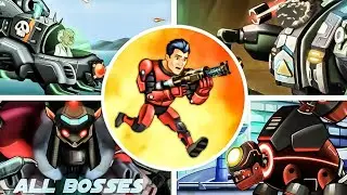 Alpha Guns 2 - All Bosses (Wave 7 - 18)