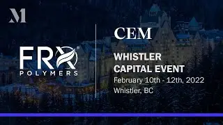 Enabling innovation for safe and sustainable solutions | FRX Polymers | CEM Whistler 2022
