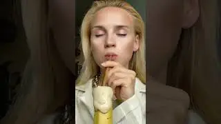 Banana Coconut Coffee🍌🥥☕ #banana #coconut #coffee #asmr #shorts