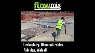 Dappling Concrete - Better than Meditation?  #concretegloucester #readymixconcrete #flowmix