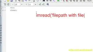 Matlab Image processing Tutorial in Tamil -  Read and Display a image