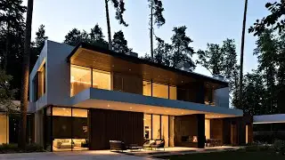 Inside An Award-Winning Modern Forest House In Russia.
