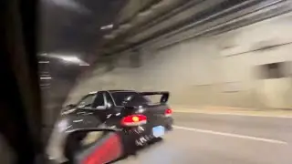 600hp STi Swapped Subaru Impreza 2.5rs GC8 Tunnel Run
