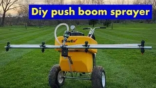 Diy push boom sprayer