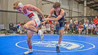 120 – Mason Goelz {G} of Indiana Outlaws Black vs. Levi Johns {R} of Warrior RTC 1 IN