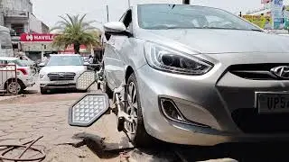 Hyundai Veerna wheel steering and wheel alignment adjustment