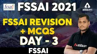 FSSAI Recruitment 2021 | FSSAI Revision + MCQs | Day 3
