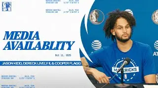 Jason Kidd, Dereck Lively II, & Cooper Flagg | Post Media Availability | 10/10/25