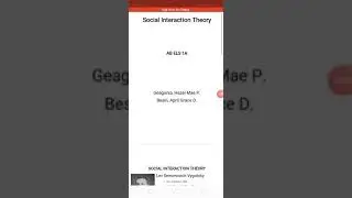 Social Interaction Theory