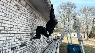 Gutter installed correctly. Extremely rare.