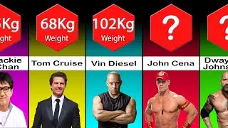 Weights of Hollywood's Biggest Actors | Celebrity Body Stats