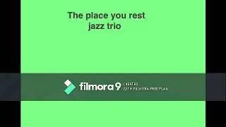the place you rest jazz trio bass 706 drum 701 piano 679