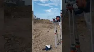 Auto level & leveling staf #construction #civilengineering ☑️