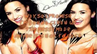 Demi Lovato It's Not Too Late Karaoke (HD)