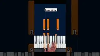 Learn how to play bossa nova easily on piano #pianosoinapp #pianotutorial