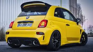 Abarth 595 Competizione Clubsport 210HP - Exhaust Cobra Sport + Simoni Racing 114MM - exhaust sound