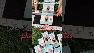 Mini customized photo chocolates for orders con 8328546140 #shorts #chocolate #shortsfeed #wrapping