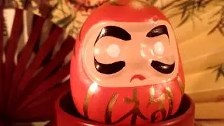 Daruma doll eye-painting ritual!