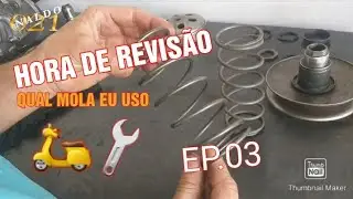 Revisão EP.03| Molas de embreagem scooters