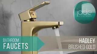 Jade Bath - Hadley - Modern Brushed Gold Faucet
