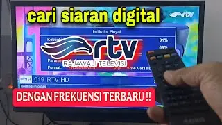 Cara mencari siaran digital RTV yang hilang di set top box dengan frekuensi terbaru 