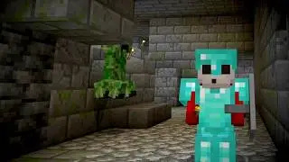 Питер играет в Minecraft в режиме HARDCORE (часть 23) Тайга-Бэй (Bedrock)