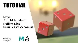 Rolling Dice Animation In Maya And Arnold Renderer - Tutorial