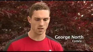 George North - 50 cap dros Gymru (Cyfweliad)