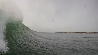 Montauk surf Humberto High line wave 9 30 25 I get a wave from my surf Buddy Dave !!