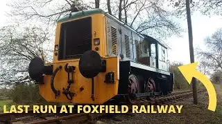 LAST RUN of RSH/Bagnall &ldquo;Myfanwy&rdquo; at Foxfield Railway before its move and rebuild