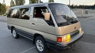 Nissan Caravan GT-T 1992 года, полноприводный, с правым рулём, турбодизель, интеркулер TD27-T. Пробег 78&nbsp;000 миль.