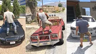 What Happens If You Pee On Michael, Trevor And Franklin's Car In GTA 5?