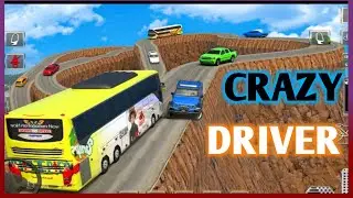 CRAZY UPHILL BUS DRIVING SIMULATOR 3D/PLAY UPHILL OFF-ROAD INDIAN NEW BUS DRIVER GAME 2023#