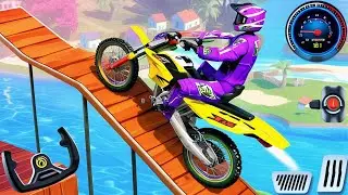 Bike Racing Tracks Simulator 3D - Motor Bike Motocross Impossible Driving - Android GamePlay #28