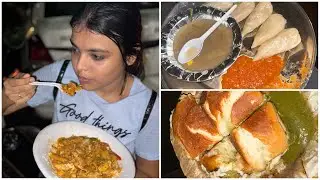 Street foods of kolkata 🥟🍕|| Sabse best vada pao laga mujhe || alkaagarwal || kolkata