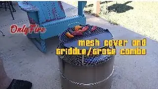 Griddle Grate Combo for the OnlyFire Smokeless Fire Pit