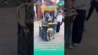 Nhờ &ocirc; tượng tr&ocirc;ng con | TB TREND #shorts #tingiaitri #giaitri